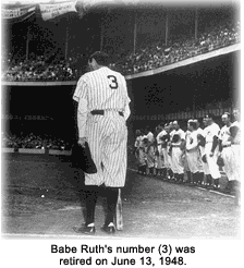 Babe Ruth, Number 3