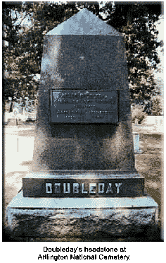 Doubleday's headstone