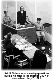 Adolf Eichmann on trial