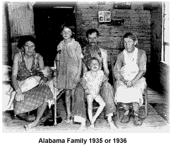 Alabama Family 1935 or 1936
