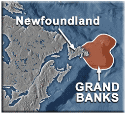 Grand Banks map
