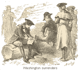 Washington surrenders