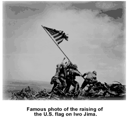 Flag-raising at Iwo Jima