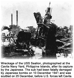 Wreckage of USS Sealion