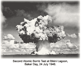 Second atom bomb test