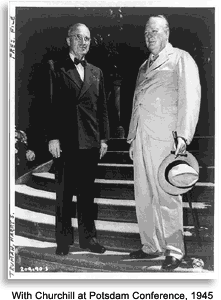 Truman with Churchill